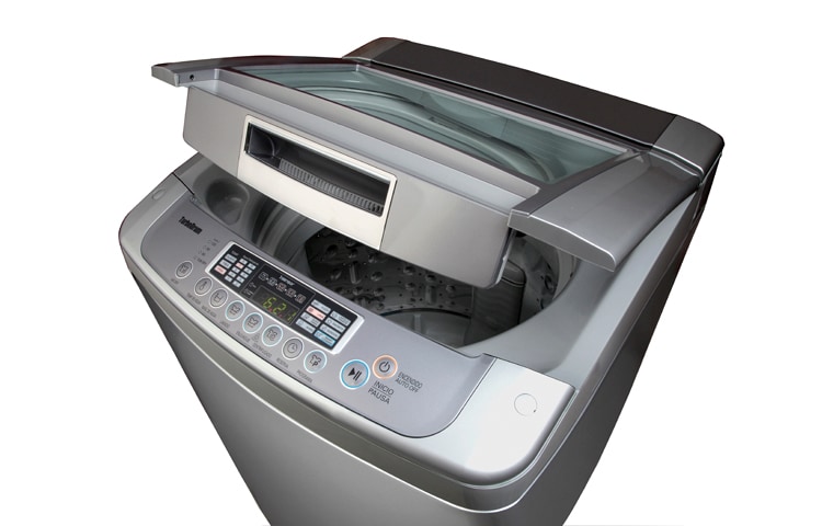 LG Capacidad de lavado de 5,5 kg reales, velocidad de centrifugado hasta 700 RPM, sistema de lavado TURBO DRUMM, iSensor, tapa de cristal templado, T8015TE, thumbnail 3