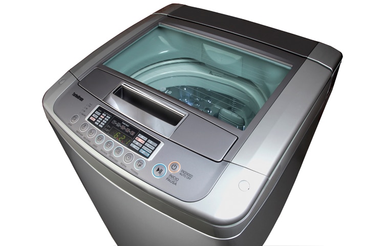 LG Capacidad de lavado de 5,5 kg reales, velocidad de centrifugado hasta 700 RPM, sistema de lavado TURBO DRUMM, iSensor, tapa de cristal templado, T8015TE, thumbnail 5