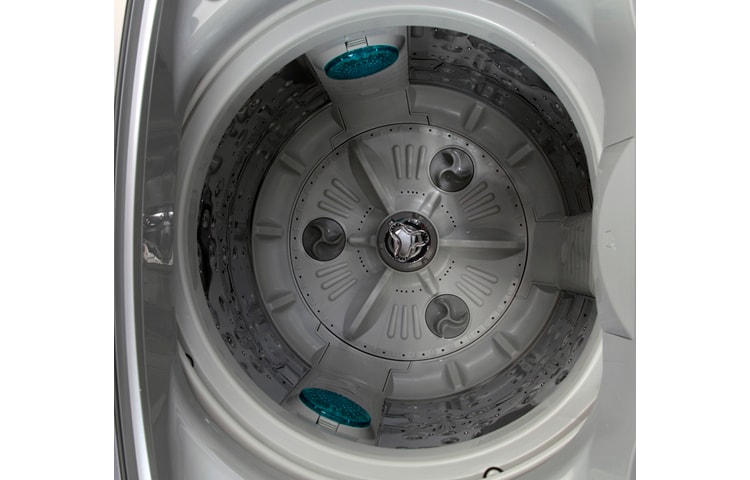 LG Capacidad de lavado de 8 kg reales, velocidad de centrifugado hasta 640 RPM, sistema de lavado TURBO DRUM, i-Sensor, tapa de cristal templado, T9015TE, thumbnail 4