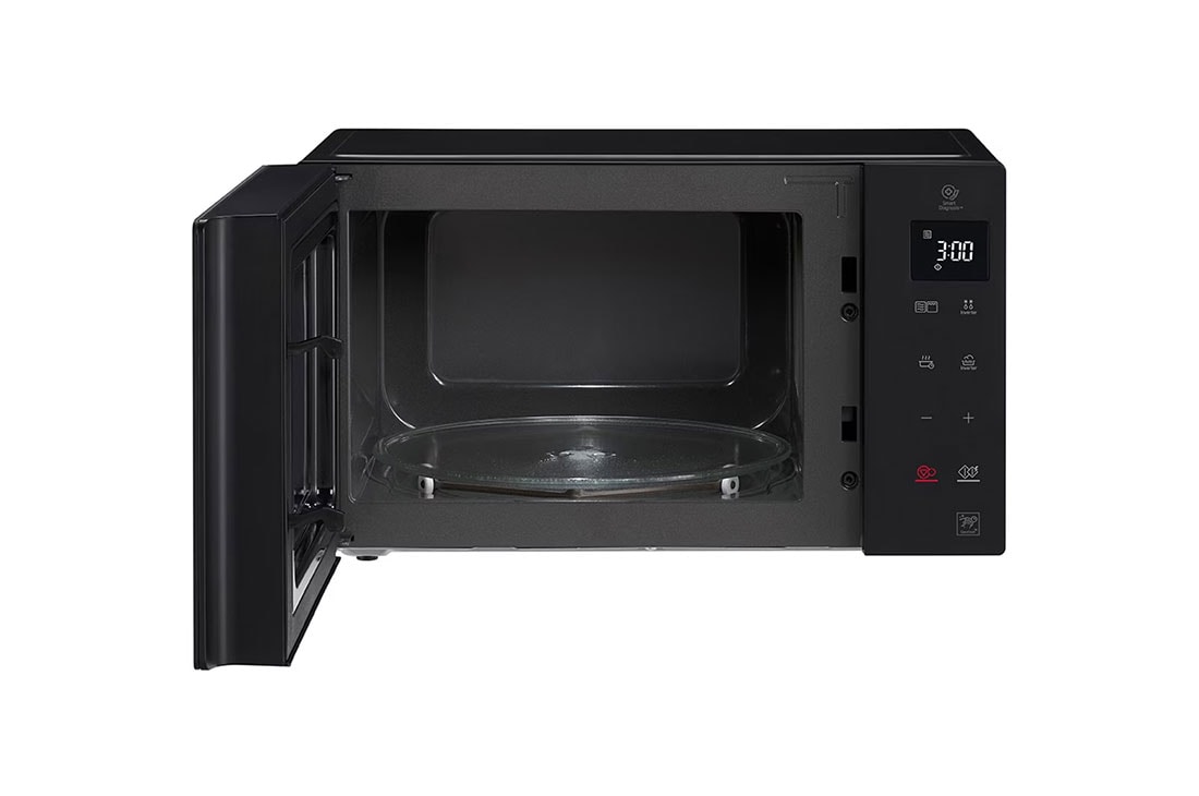 LG Horno Microondas NeoChef 25L│Smart Inverter│Grill │EasyClean™, Front open view, MH6535GIS, thumbnail 2
