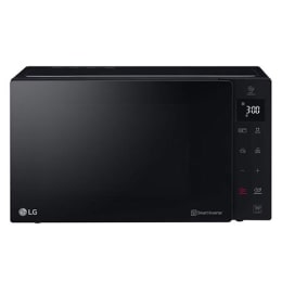 Vista frontal de Horno Microondas NeoChef 25L con Dorador y EasyClean, negro, MH6536GIS