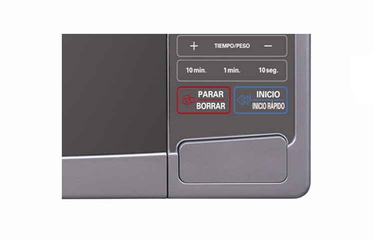 LG 30 litros, grill, control digital, menúes programados, bandeja giratoria, MH7049E, thumbnail 4