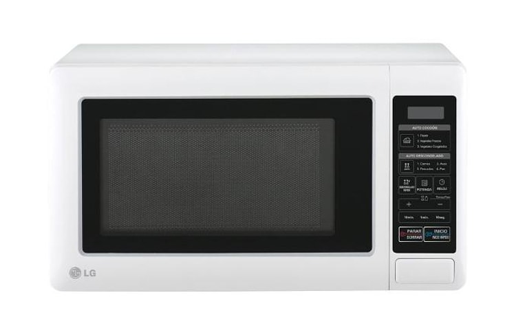 LG 20 litros, control digital, menúes programados, bandeja giratoria, MS2049G