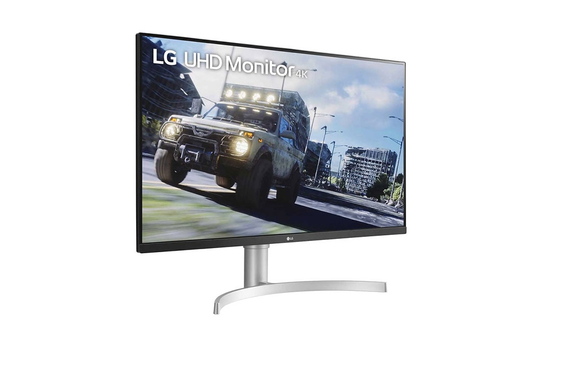 LG Monitor UHD 4K 32'' │AMD FreeSync │HDR10, Vista de perspectiva, 32UN550-W, thumbnail 4