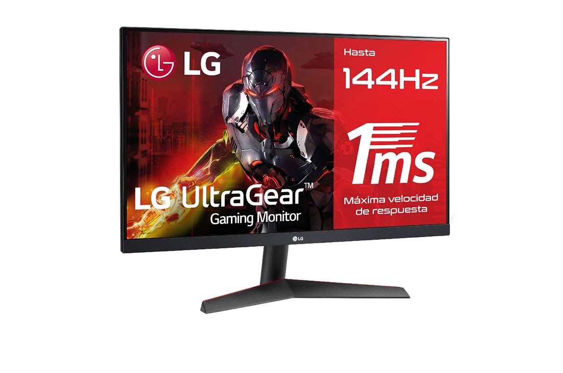 LG Monitor Gaming LG UltraGear (Panel IPS: 1920x1080p, 16:9, 300 cd/m², 1000:1, 144Hz, 1ms); DPx1, HDMIx2; AMD Freesync Premium; Regulable en inclinación ; HDR10., 24GN600-B, thumbnail 3