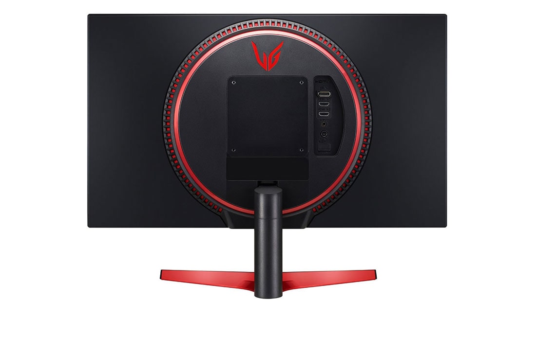LG Monitor Gaming LG UltraGear (Panel IPS: 1920x1080p, 16:9, 300 cd/m², 1000:1, 144Hz, 1ms); DPx1, HDMIx2; AMD Freesync Premium; Regulable en inclinación ; HDR10., vista trasera, 24GN600-B, thumbnail 6