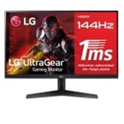 LG Monitor Gaming LG UltraGear (Panel IPS: 1920x1080p, 16:9, 300 cd/m², 1000:1, 144Hz, 1ms); DPx1, HDMIx2; AMD Freesync Premium; Regulable en inclinación ; HDR10., 24GN600-B, thumbnail 1