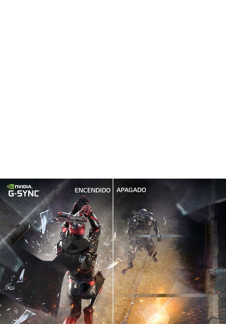 Compatible con G-Syncnc® certificado por NVIDIA