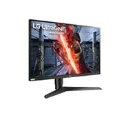 LG Monitor Gaming LG UltraGear (Panel IPS: 1920x1080p, 16:9, 400 cd/m², 1000:1, 240Hz, 1ms); DPx1, HDMIx2, USB-Ax3; G-Sync Compatible., 27GN750-B, thumbnail 4