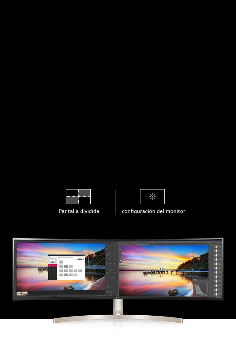 Configuraciones de visualización versátil