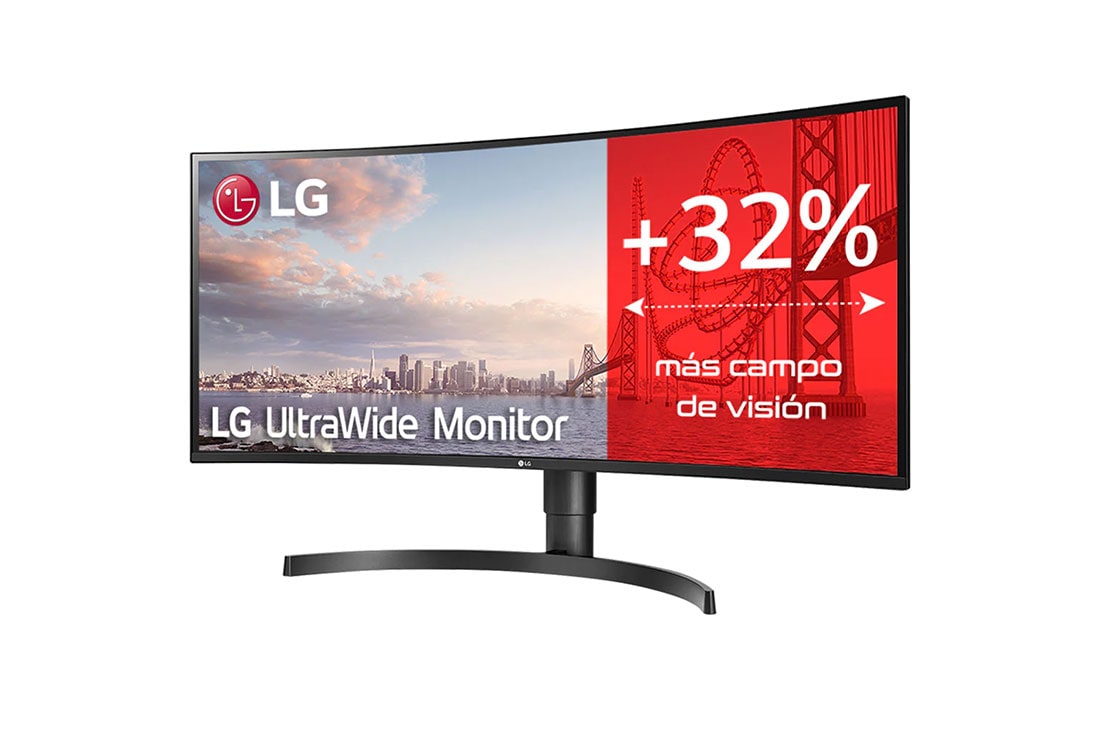 LG Monitor Ultrapanoramico 21:9 LG UltraWide (Panel IPS: 3440x1440, 300cd/m², 1000:1, sRGB >99%, curvo); diag. 86,72; entr.: DPx1, HDMIx2, USB-Ax3; HDR10; Ajust. en altura e inclinación., 34WL85C-B, thumbnail 2