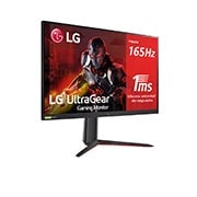 LG 32GP850-B - Monitor gaming LG UltraGear (2560x1440p, 350cd/m², 1000:1, 1ms, 165Hz, DCI-P3 98%); diag. 80cm; entradas: HDMI x2, DP x1, USB-A x3; NVIDIA G-Sync™ Compatible, FreeSync™ Premium., 32GP850-B, 32GP850-B, thumbnail 4