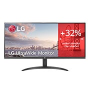 LG Monitor UltraWide 34'' │Protección Ocular │HDR10, Vista frontal, 34WP500-B, thumbnail 1