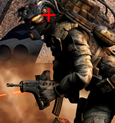 Modo Objetivo en el punto de mira activado