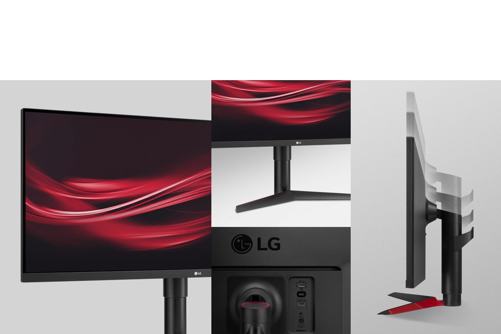 Diseño ergonómico combinado con el soporte con un solo clic y los ajustes de altura e inclinación.