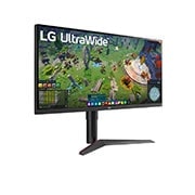 LG 34WP65G-B - Monitor LG UltraGear UltraWide (Panel IPS: 2560x1080p, 21:9, 400 cd/m², 1000:1, 5ms “1ms con MBR”); entradas: DP x1, HDMI x1; AMD FreeSync™, Vista de perspectiva, 34WP65C-B, thumbnail 4