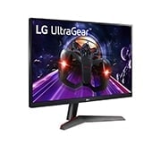 LG Monitor para juegos UltraGear™ Full HD IPS 1 ms (GtG) de 23.8'', Vista de perspectiva, 24GN60R-B, thumbnail 4