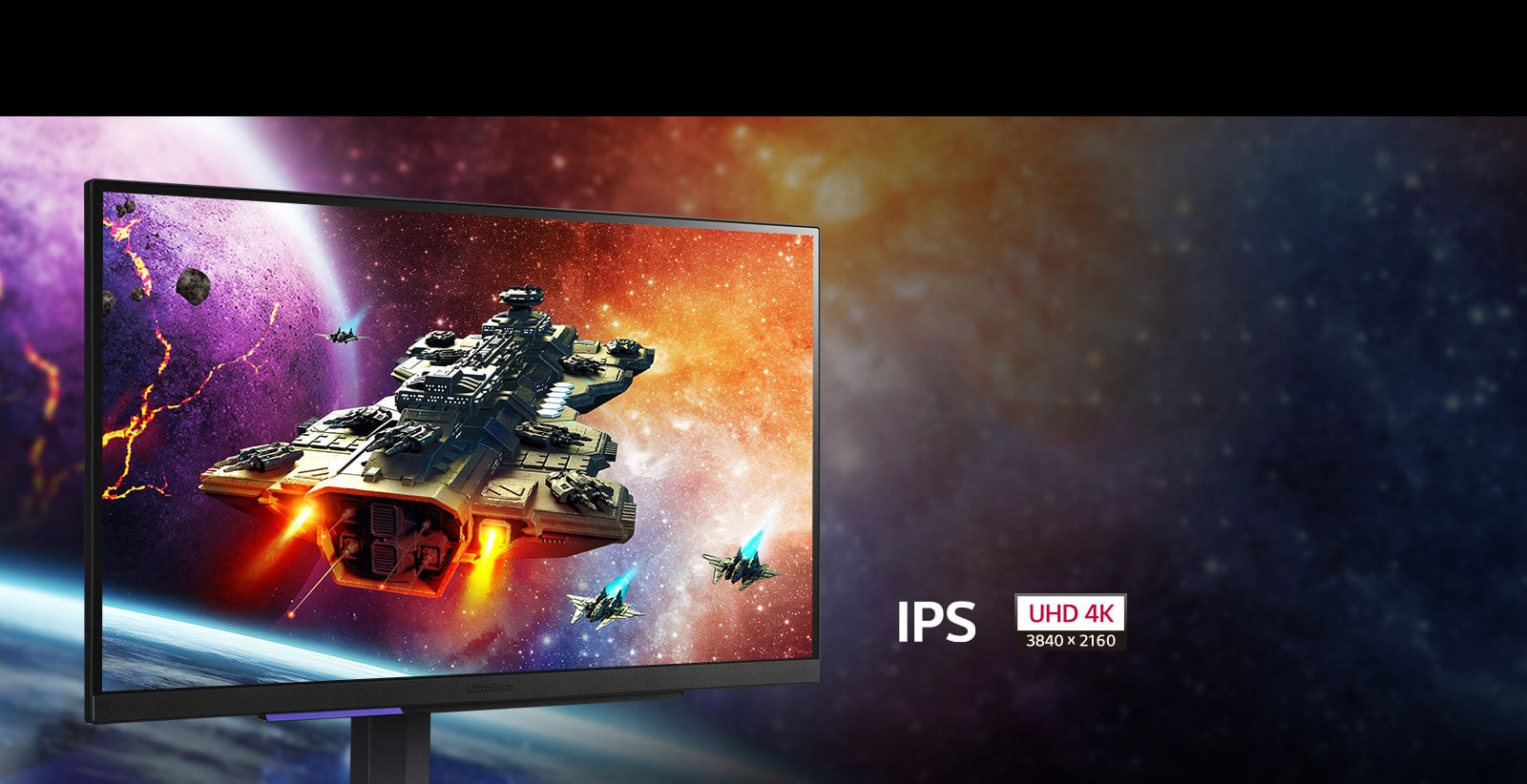 Muestra naves espaciales en el espacio. La imagen es muy vívida y clara.