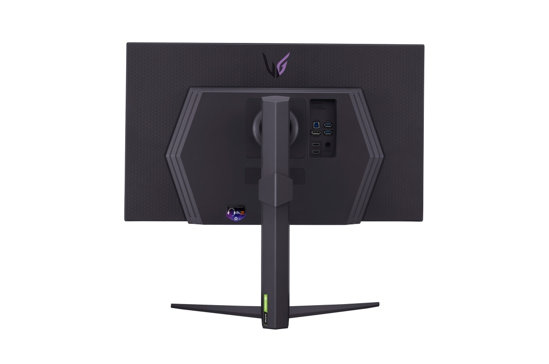 LG Monitor Gamer UltraGear 27'' │UHD 4K 144 Hz │AMD FreeSync, back view, 27GR93U-B, thumbnail 4