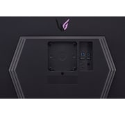 LG Monitor Gamer UltraGear 27'' │UHD 4K 144 Hz │AMD FreeSync, rear view, 27GR93U-B, thumbnail 5
