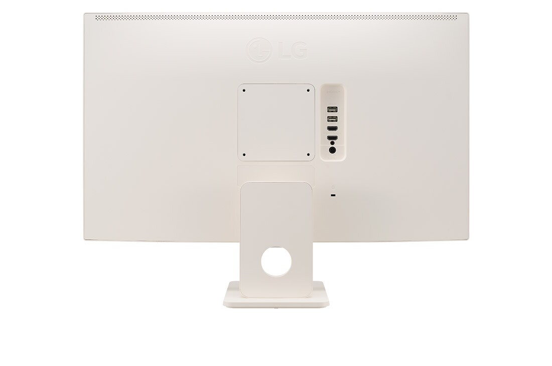 LG Monitor FHD IPS 32'' Smart Monitor con webOS AirPlay 2 ThinQ, Back view, 32SR50F-W, thumbnail 6