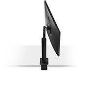 LG Monitor UltraFine 32'' │ UHD 4K │ Soporte Ergo, Rear Side View Close Up Monitor Arm On The Center, 32UN880K-B, thumbnail 12