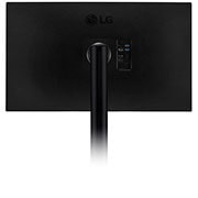 LG Monitor UltraFine 32'' │ UHD 4K │ Soporte Ergo, Rear Side View Monitor Arm Stretched On The Center, 32UN880K-B, thumbnail 13