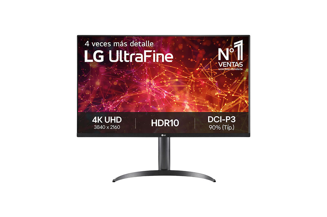 LG Monitor UltraFine 32'' │ UHD 4K │ HDR10, front view, 32ur550k-b