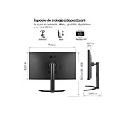 LG Monitor UltraFine 32'' │ UHD 4K │ HDR10, Life-style image, 32ur550k-b, thumbnail 9