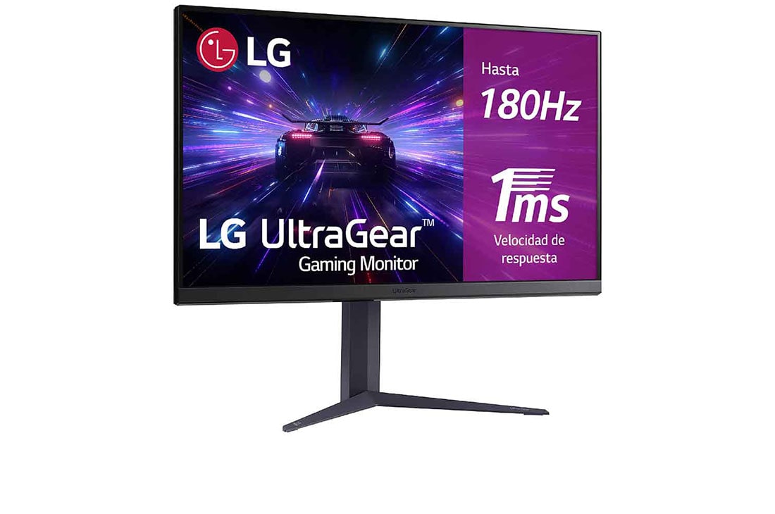 LG Monitor Gamer UltraGear 32'' │ QHD 180Hz │ 1 MS, front view, 32GS85Q-B