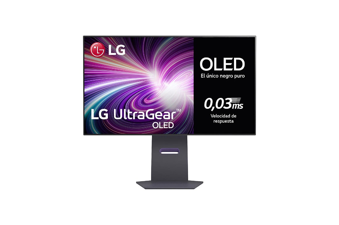 LG Monitor Gamer UltraGear 32'' │ OLED 240 Hz │ 0.03 MS, front view, 32GS95UV-W