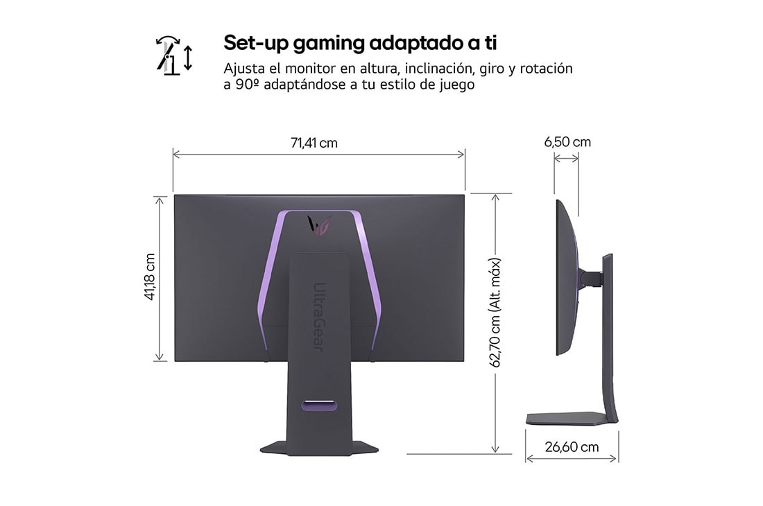 LG Monitor Gamer UltraGear 32'' │ OLED 240 Hz │ 0.03 MS, working view, 32GS95UV-W, thumbnail 13