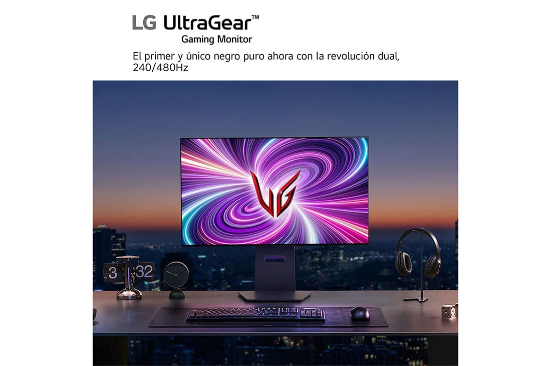 LG Monitor Gamer UltraGear 32'' │ OLED 240 Hz │ 0.03 MS, working view, 32GS95UV-W, thumbnail 15