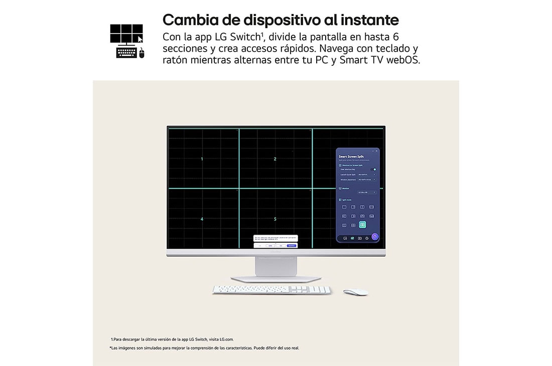LG Monitor Gamer UltraGear 32'' │ 4K UHD 144 Hz │ 1 MS, rear view with lights off, 32G810SA-W, thumbnail 6