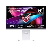 LG Monitor Gamer UltraGear 32'' │ 4K UHD 144 Hz │ 1 MS, front view, 32G810SA-W, thumbnail 1