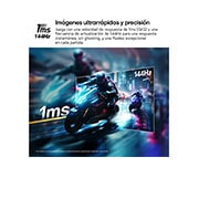 LG Monitor Gamer UltraGear 32'' │ 4K UHD 144 Hz │ 1 MS, front view of the monitor with the stand down, 32G810SA-W, thumbnail 8