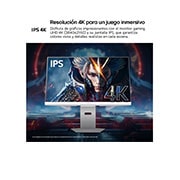 LG Monitor Gamer UltraGear 32'' │ 4K UHD 144 Hz │ 1 MS, +15 degree side view of a tilted monitor, 32G810SA-W, thumbnail 9