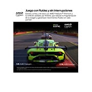 LG Monitor Gamer UltraGear 32'' │ 4K UHD 144 Hz │ 1 MS, -30 degree swivel monitor top view, 32G810SA-W, thumbnail 12