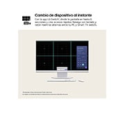 LG Monitor Gamer UltraGear 32'' │ 4K UHD 144 Hz │ 1 MS, rear view with lights off, 32G810SA-W, thumbnail 6