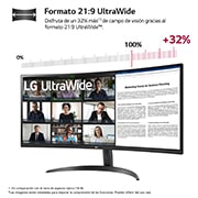 LG Monitor UltraWide 34'' │ Curvo │ HDR10, Life Style, 34WR50QK-B, thumbnail 2