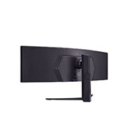 LG Monitor Gamer UltraGear 45'' │ Curvo │ 1 MS, +210 degree rotated rear-side view, 45GR75DC-B, thumbnail 5