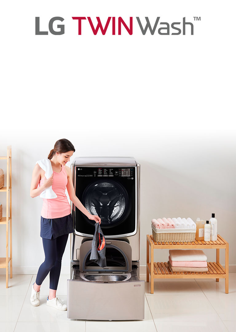 Lavadoras de doble TWINWash™ | LG Argentina