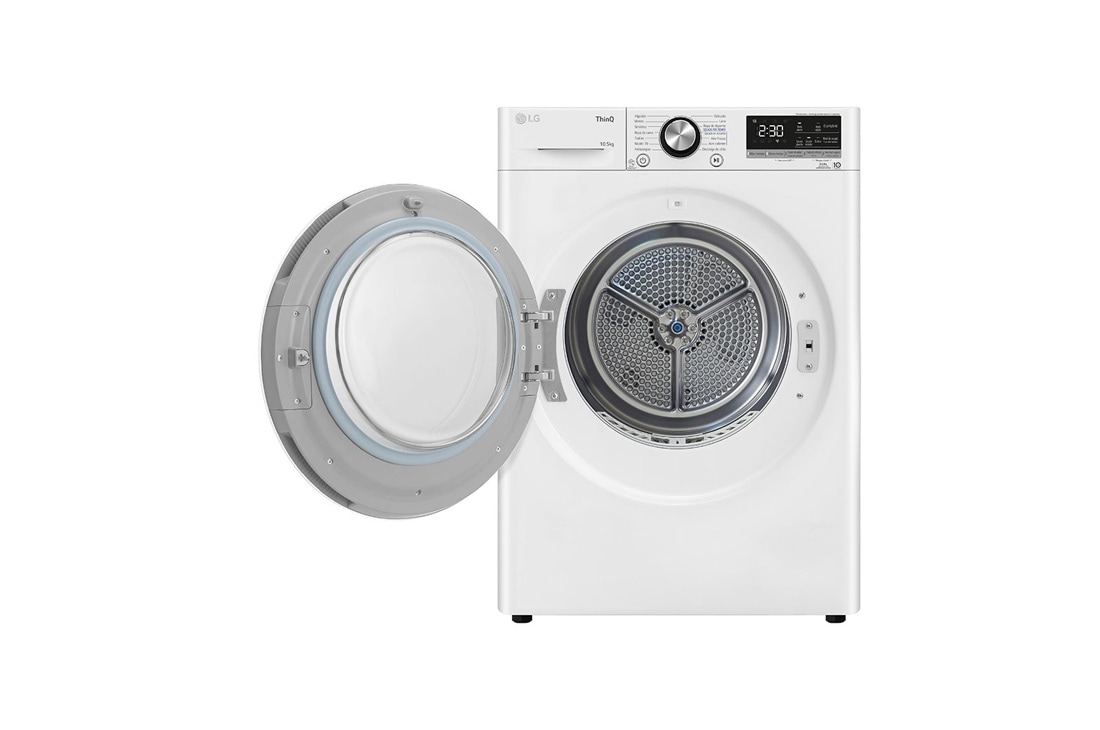 LG Secarropas 11KG│Dual Inverter Heat Pump™, fronr view door open, DF11WVC2S6, thumbnail 2
