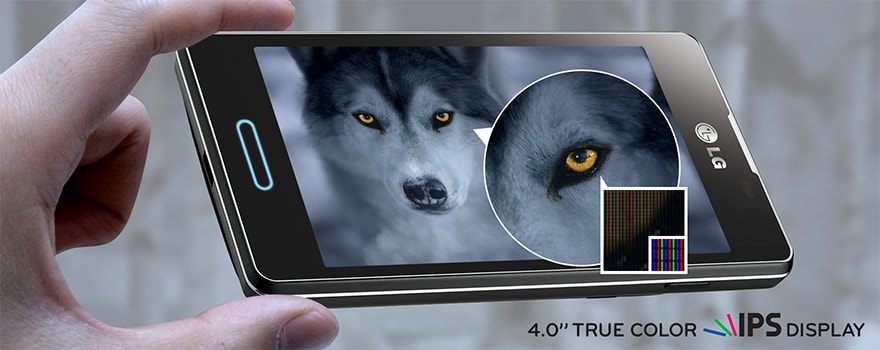 Pantalla 4.0 IPS ". True Color