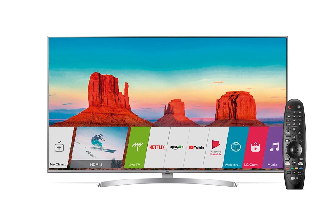 LG Ultra HD Smart TV 65'', 65UK6550PSB, thumbnail 0