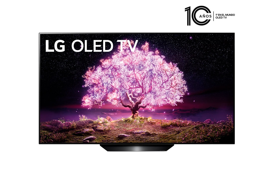 LG OLED AI ThinQ 4K 55'', vista frontal, OLED55BXPSA