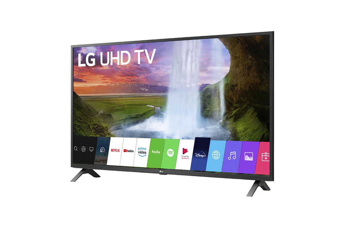 LG UHD 4K SMART TV 43'', 30 degree side view, 43UN7310PSC, thumbnail 3