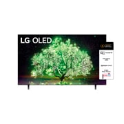 LG OLED A1 AI ThinQ 4K 65'', vista lateral inversa de 30 grados, OLED65A1PSA, thumbnail 3