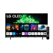 LG OLED A1 AI ThinQ 4K 65'', vista lateral inversa de 15 grados , OLED65A1PSA, thumbnail 2