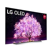 LG OLED C1 4K ThinQ AI 77'', vista del espacio abierto de Toca con magia, OLED77C1PSA, thumbnail 6